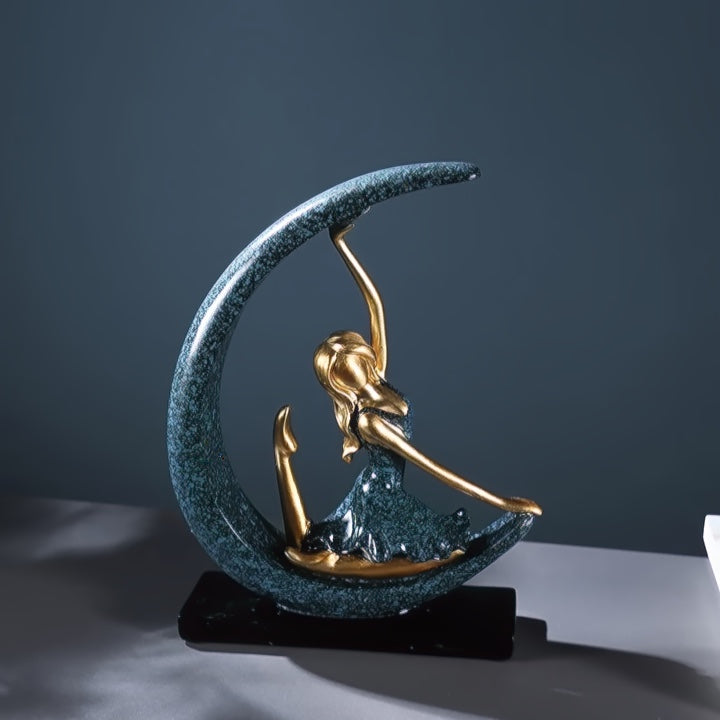 Moonlit Grace – Seated Dancer