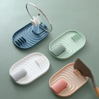 Multi-Functional Lid and Utensil Holder