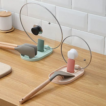 Multi-Functional Lid and Utensil Holder