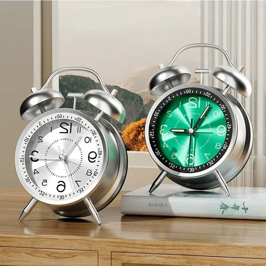 Retro Twin Bell Alarm Clock