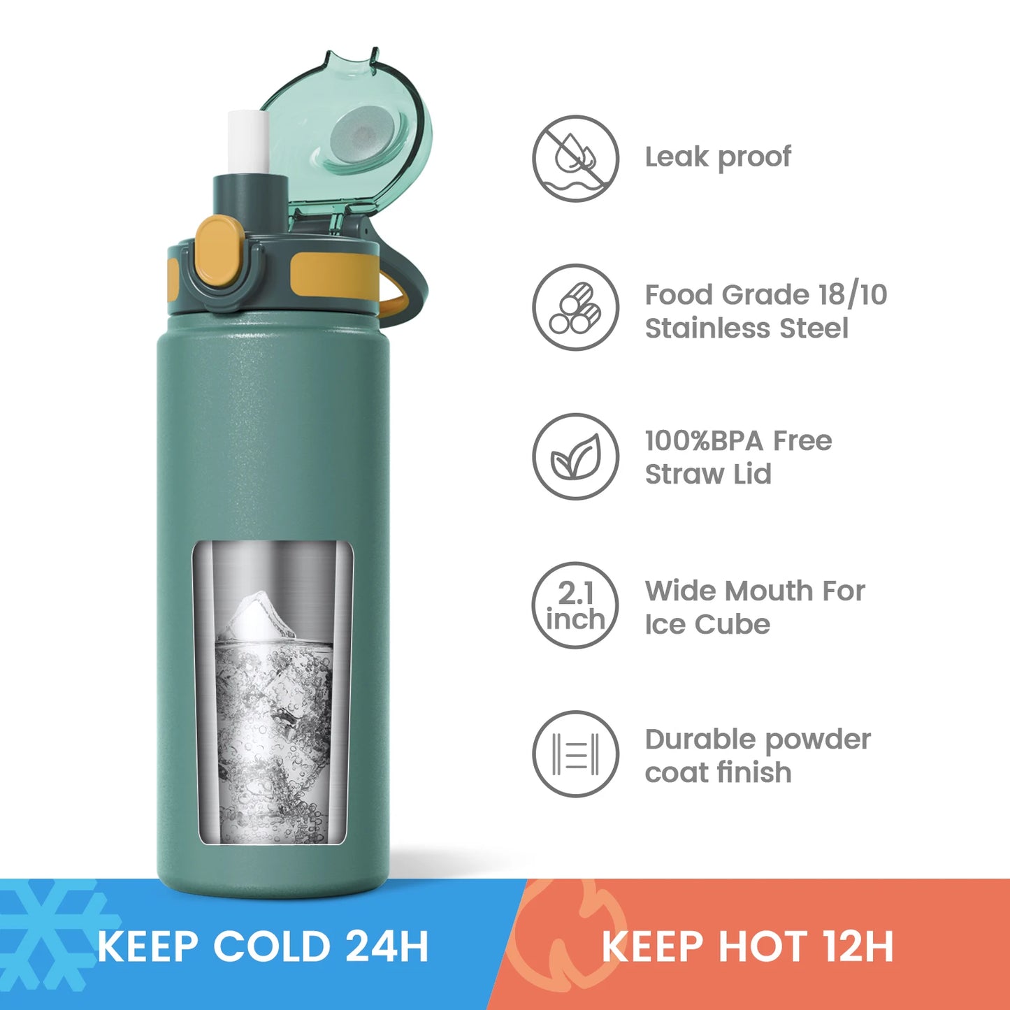 Stainless Steel Thermal Water Bottle