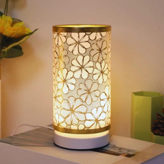 LuminAura™ Floral Glow LED Night Lamp