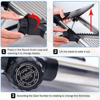 Mandoline Adjustable Slicer