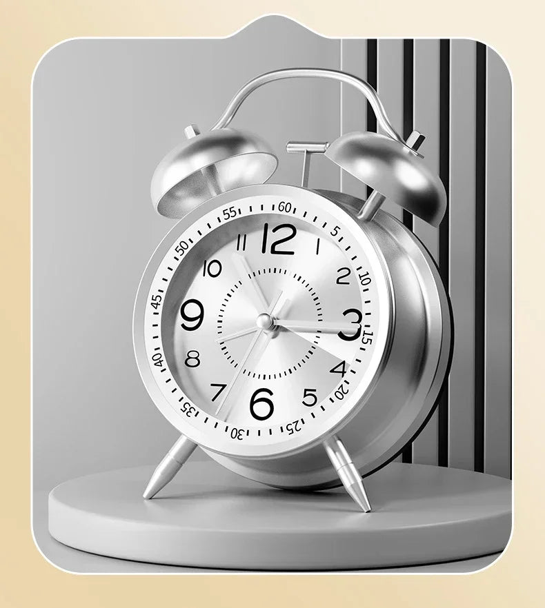 Retro Twin Bell Alarm Clock