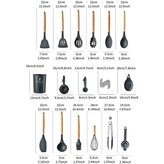 34-Piece Kitchenware Set