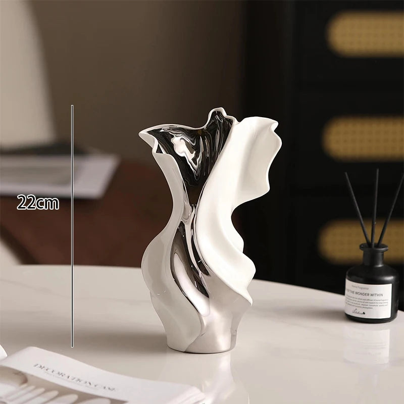 Lunara Waveform Art Vase
