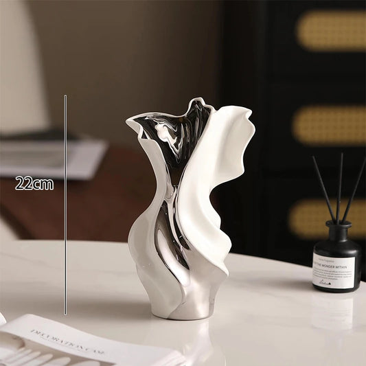 Lunara Waveform Art Vase